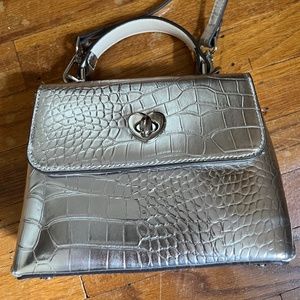 Mini Silver Handbag